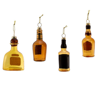 Kurt Adler Glass Liquor Bottle Ornament | Putti Christmas Canada