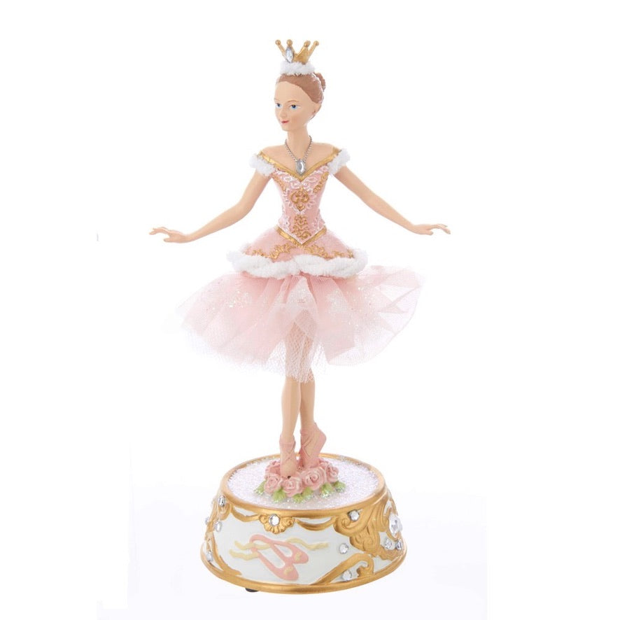 Kurt Adler Ballerina Figurine with Musical Base | Putti Christmas 