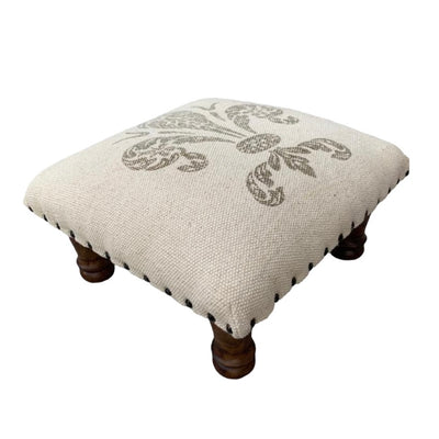 Fleur de Lis Foot Stool