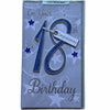 "On your 18th Birthday" Greeting Card - Blue | Putti Fine Furnishings Canada