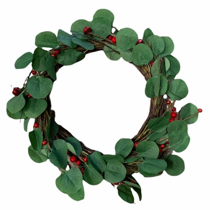 Small Red Berry and Bell Wreath  | Putti Christmas Celebrations