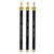 Pearl Embellished Crown Pen - Black Sentiments | Putti Fine Furnishings 