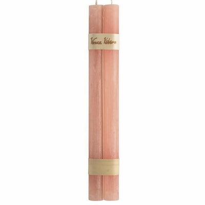 Vance Kitra Timber Taper Candle set of 2 - Pink Sand