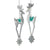 Turquoise and White Deer Ornaments | Putti Christmas Celebrations