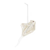 White Stingray Glass Ornament | Putti Christmas Celebrations