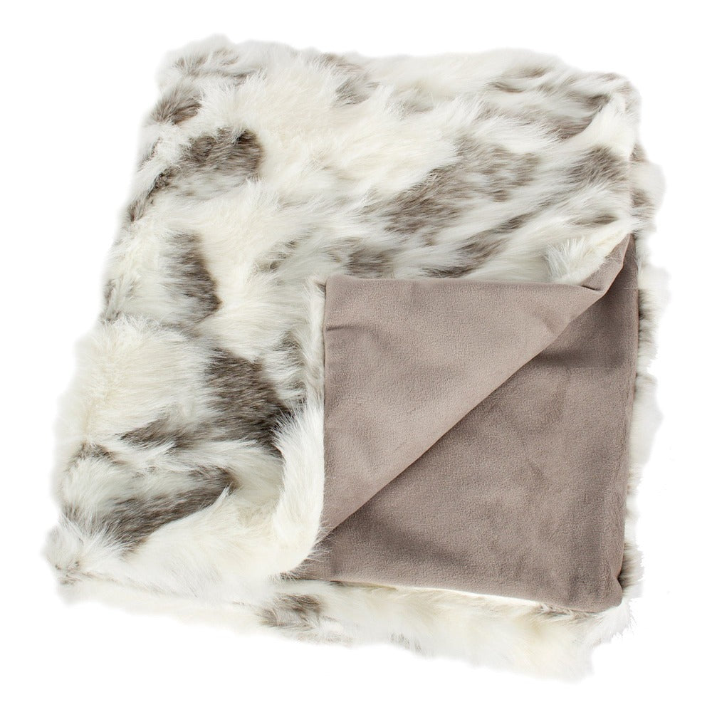 Arctic Fox Faux Fur Throw-Soft Furnishings-CF-Canfloyd-Putti Fine Furnishings
