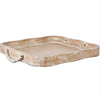 Mud Pie Scalloped Beaded Tray