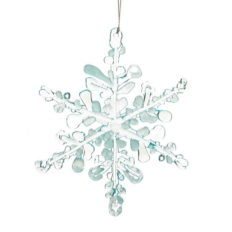 Aqua Acrylic Snowflake  | Putti Christmas Celebrations 