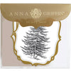 Anna Griffin Christmas/Holiday Gift Tag Black Tree Large Tag | Putti Christmas