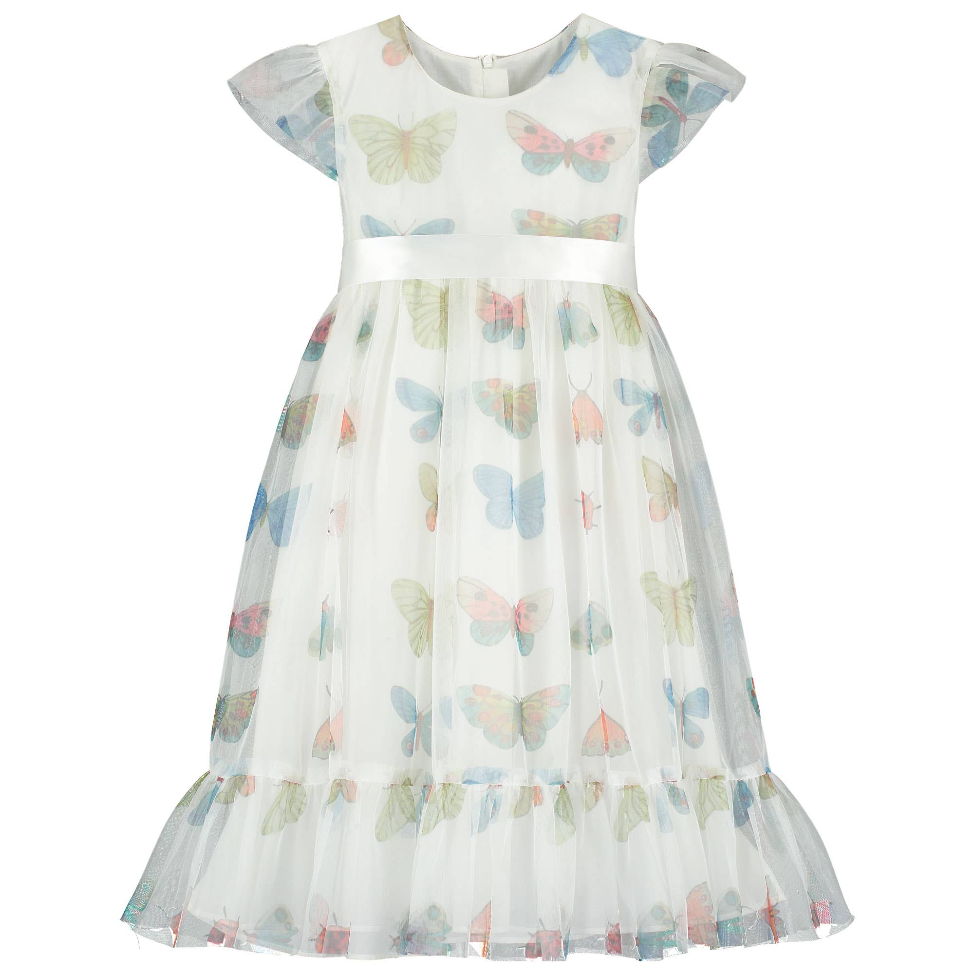 Holly Hastie Clara Butterfly Georgette Party Dress