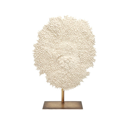 Tozai White Faux Coral on Stand - Large