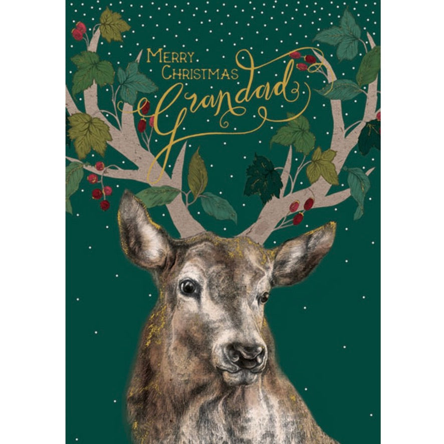 "Merry Christmas Grandad" Greeting Card