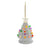 White with Multi LED Lights Ceramic Tree Ornament