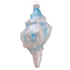 Blue Whelk Shell Glass Ornament| Putti Christmas Decorations