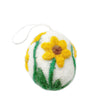 Daffodil Felt Egg Ornament | Putti Easter Celebrations