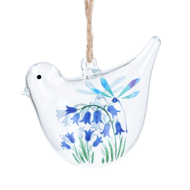 Bluebell Glass Bird Ornament | Putti Easter Celebrations 