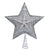 Silver Beaded Star Tree Topper