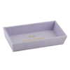 Lilac Leatherette Tabletop Tray - You Can Change the World | Putti Fine Furnishings Canada