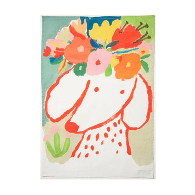 Bon Artis Cotton Tea Towel - Red Dog