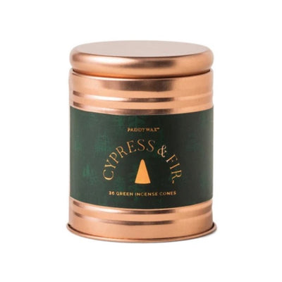 Paddywax Cypress & Fir Incense Cones | Putti Fine Furnishings