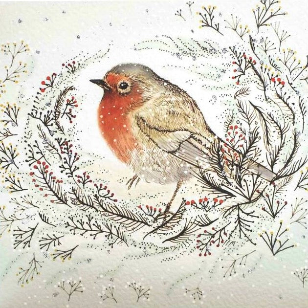 Nesting Robin Greeting Card