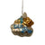 "Little Angel" Teddy Bear Glass Ornament - Blue