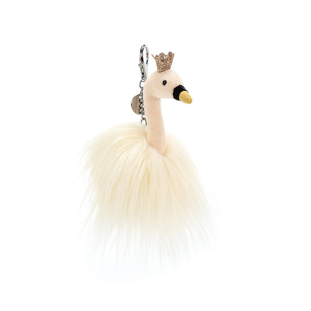 Jellycat Fancy Swan Bag Charm | Le Petite Putti 