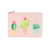  Pastel Cactus Zippered Pouch, RJBS-RJB Stone, Putti Fine Furnishings