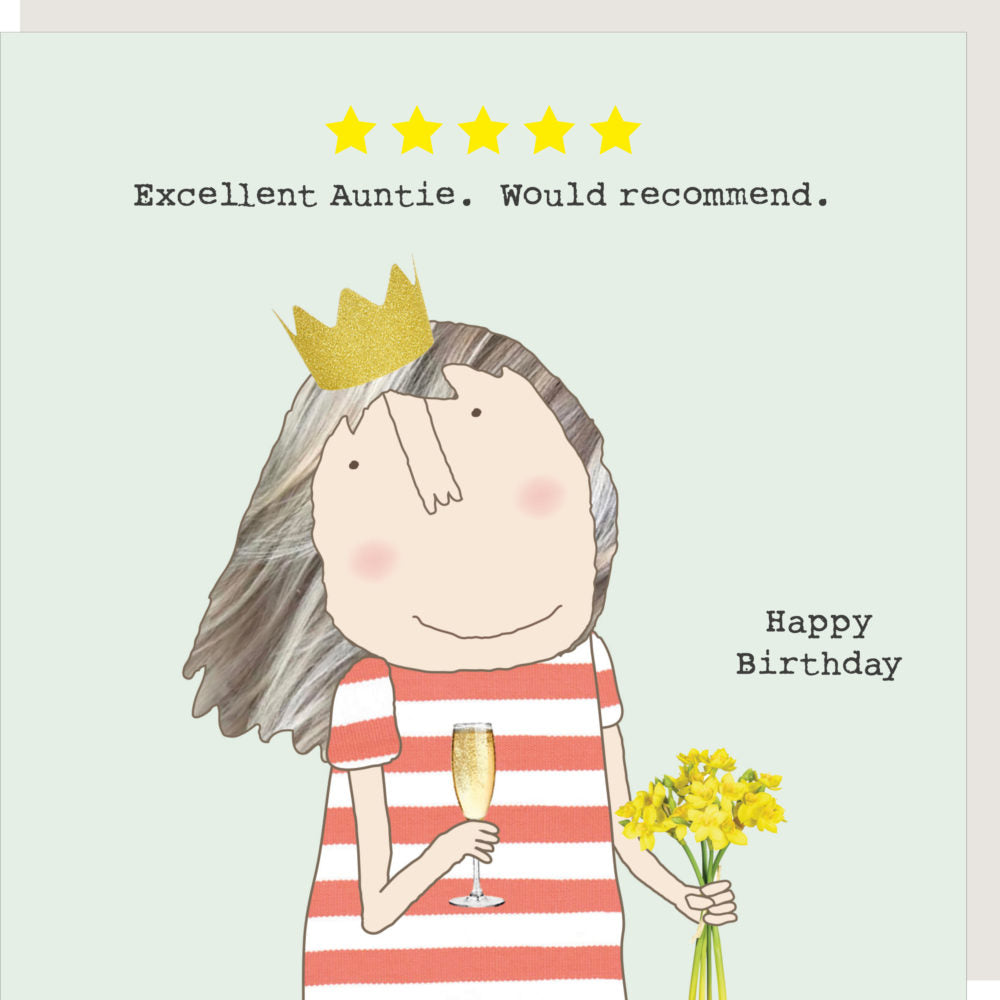 Rosie Made a Thing Greeting Card - Five Star Auntie