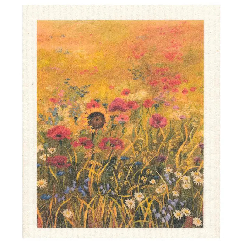 More Joy Field of Flowers Swedish Cloth