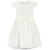 Florence White Embroidered Cotton Girls Party Dress | Le Petite Putti 