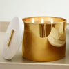 Thymes Frasier Fir Gold Poured 3 Wick Candle, TC-Thymes Collection, Putti Fine Furnishings