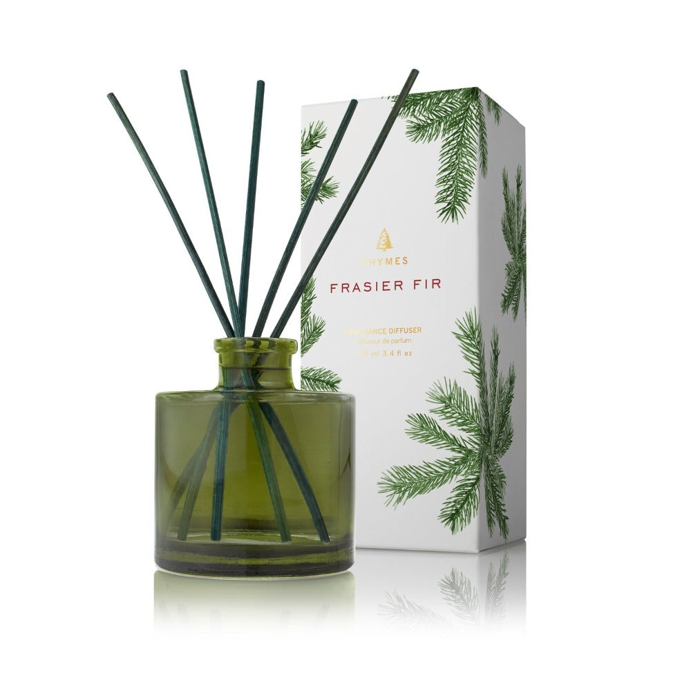 Thymes Frasier Green Petite Diffuser | Putti Fine Furnishings 