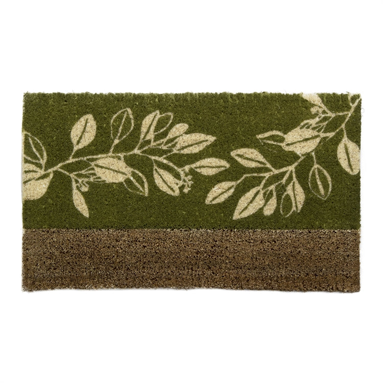 Tag Ltd. Eucalyptus Green Coir Boot Scrape Doormat | Putti Fine Furnishings 