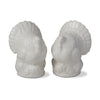 White Ceramic Turkey Salt and Pepper | Putti Thanksgiving Celebrations