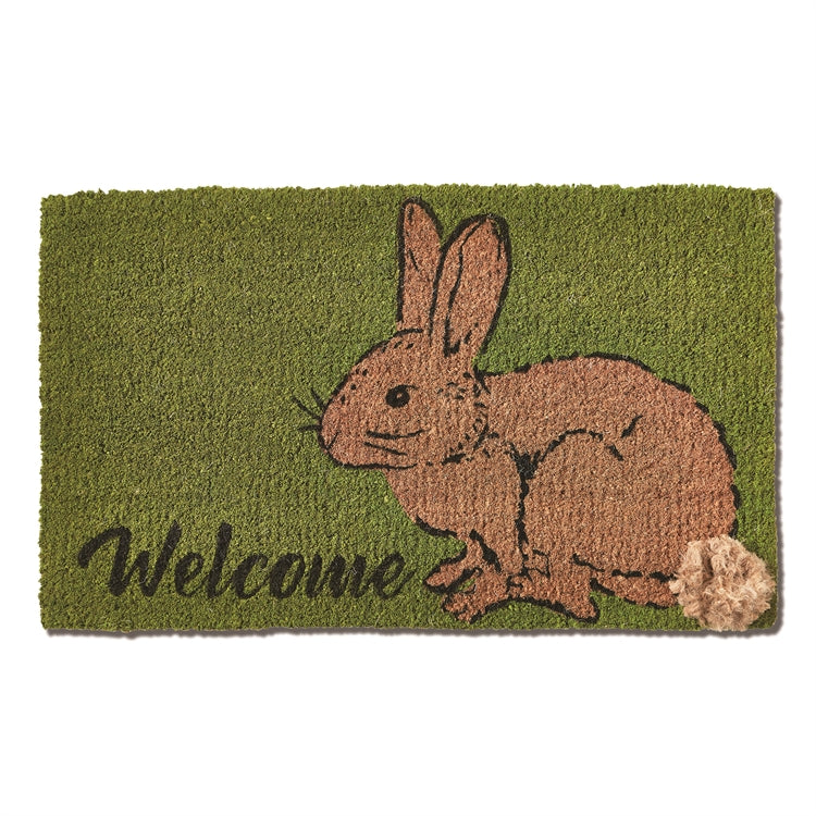 Tag Ltd Cotton Tail Bunny Coir Doormat | Putti Fine Furnishings Canada