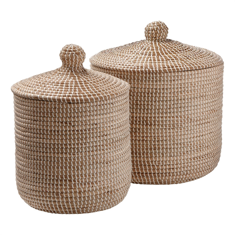Tag Ltd Malibu Lidded Baskets | Putti Fine Furnishings 