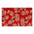 Pinecone Sprig Red Coir Doormat | Putti Christmas Celebrations