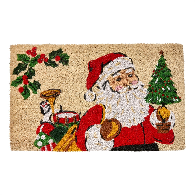 Vintage Santa Coir Doormat