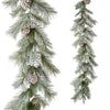 Frosted Pinecone and Cedar Garland