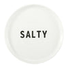 "Salty" Round Ceramic Apetizer Dish