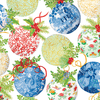 Caspari Porcelain Ornaments Christmas Wrapping Paper Roll | Putti