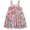 Powell Craft England "Pink Floral" Dress with Lace Trim | Le Petite Putti