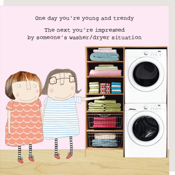 Rosie Made a Thing Greeting Card - Washer/Dryer | Putti Fine Furnishings 