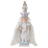 Kurt Adler Hollywood White Fur Nutcracker King | Putti Christmas
