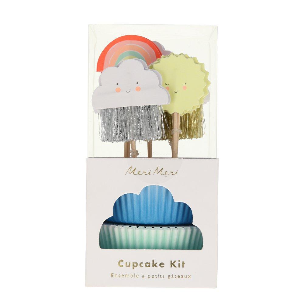 Meri Meri Happy Weather Cupcake Kit | Le Petite Putti Party Canada
