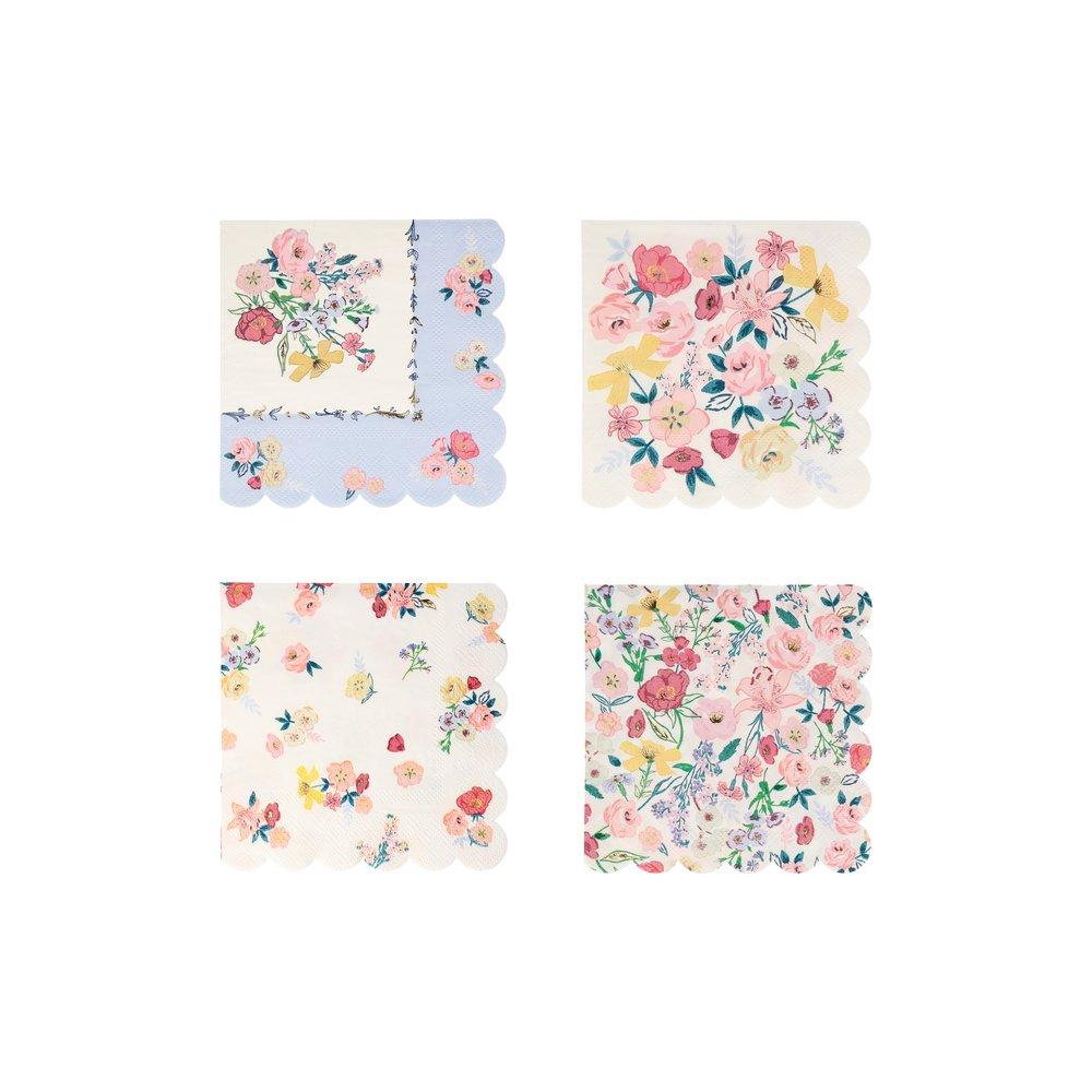 Meri Meri English Garden Paper Napkins - Small | Putti Party Supplies