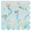 Meri Meri Mermaids Swiming Napkins  | Putti Celebrations Canada