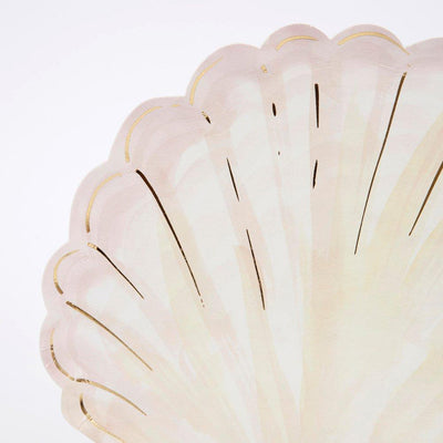 Meri Meri Watercolor Clam Shell Plates | Putti Celebrations Canada