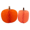 Meri Meri Honeycomb Pumpkins - set of 2  | Putti Fall Thanksgiving Celebrations
